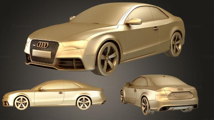 Vehicles (Audi rs5 2012 set, CARS_0609) 3D models for cnc
